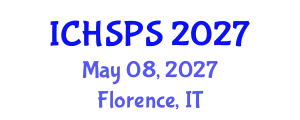 International Conference on Humanities, Social and Political Sciences (ICHSPS) May 08, 2027 - Florence, Italy