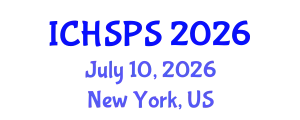 International Conference on Humanities, Social and Political Sciences (ICHSPS) July 10, 2026 - New York, United States