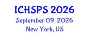 International Conference on Humanities, Social and Political Sciences (ICHSPS) September 09, 2026 - New York, United States