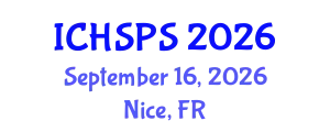 International Conference on Humanities, Social and Political Sciences (ICHSPS) September 16, 2026 - Nice, France