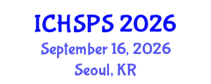 International Conference on Humanities, Social and Political Sciences (ICHSPS) September 16, 2026 - Seoul, Republic of Korea