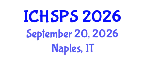 International Conference on Humanities, Social and Political Sciences (ICHSPS) September 20, 2026 - Naples, Italy