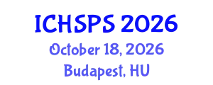 International Conference on Humanities, Social and Political Sciences (ICHSPS) October 18, 2026 - Budapest, Hungary