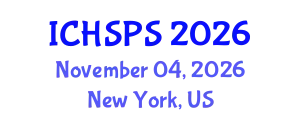 International Conference on Humanities, Social and Political Sciences (ICHSPS) November 04, 2026 - New York, United States