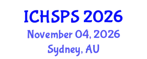 International Conference on Humanities, Social and Political Sciences (ICHSPS) November 04, 2026 - Sydney, Australia