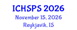 International Conference on Humanities, Social and Political Sciences (ICHSPS) November 15, 2026 - Reykjavik, Iceland
