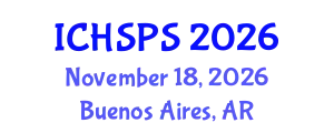 International Conference on Humanities, Social and Political Sciences (ICHSPS) November 18, 2026 - Buenos Aires, Argentina