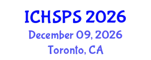 International Conference on Humanities, Social and Political Sciences (ICHSPS) December 09, 2026 - Toronto, Canada