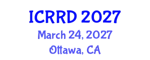 International Conference on Retinoblastoma and Retinal Disorders (ICRRD) March 24, 2027 - Ottawa, Canada