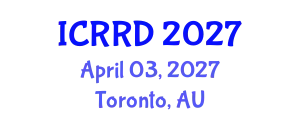 International Conference on Retinoblastoma and Retinal Disorders (ICRRD) April 03, 2027 - Toronto, Australia