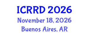International Conference on Retinoblastoma and Retinal Disorders (ICRRD) November 18, 2026 - Buenos Aires, Argentina