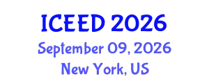 International Conference on Earthquake Engineering and Dynamics (ICEED) September 09, 2026 - New York, United States