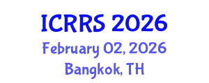 International Conference on Religion and Religious Studies (ICRRS) February 02, 2026 - Bangkok, Thailand