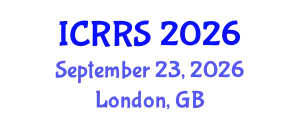 International Conference on Religion and Religious Studies (ICRRS) September 23, 2026 - London, United Kingdom