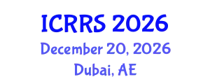 International Conference on Religion and Religious Studies (ICRRS) December 20, 2026 - Dubai, United Arab Emirates