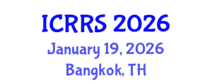 International Conference on Religion and Religious Studies (ICRRS) January 19, 2026 - Bangkok, Thailand
