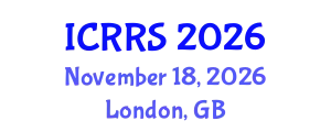 International Conference on Religion and Religious Studies (ICRRS) November 18, 2026 - London, United Kingdom