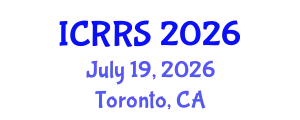 International Conference on Religion and Religious Studies (ICRRS) July 19, 2026 - Toronto, Canada