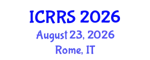 International Conference on Religion and Religious Studies (ICRRS) August 23, 2026 - Rome, Italy