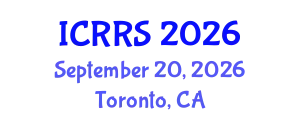 International Conference on Religion and Religious Studies (ICRRS) September 20, 2026 - Toronto, Canada