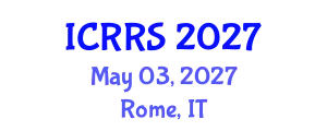 International Conference on Religion and Religious Studies (ICRRS) May 03, 2027 - Rome, Italy