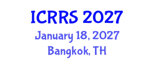 International Conference on Religion and Religious Studies (ICRRS) January 18, 2027 - Bangkok, Thailand