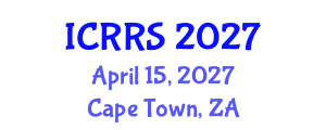 International Conference on Religion and Religious Studies (ICRRS) April 15, 2027 - Cape Town, South Africa