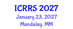 International Conference on Religion and Religious Studies (ICRRS) January 23, 2027 - Mandalay, Myanmar