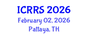 International Conference on Religion and Religious Studies (ICRRS) February 02, 2026 - Pattaya, Thailand