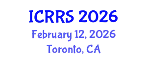 International Conference on Religion and Religious Studies (ICRRS) February 12, 2026 - Toronto, Canada