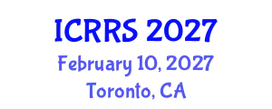 International Conference on Religion and Religious Studies (ICRRS) February 10, 2027 - Toronto, Canada