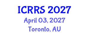 International Conference on Religion and Religious Studies (ICRRS) April 03, 2027 - Toronto, Australia