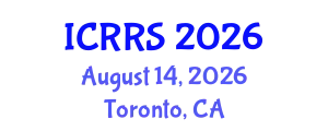 International Conference on Religion and Religious Studies (ICRRS) August 14, 2026 - Toronto, Canada
