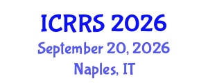 International Conference on Religion and Religious Studies (ICRRS) September 20, 2026 - Naples, Italy