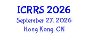 International Conference on Religion and Religious Studies (ICRRS) September 27, 2026 - Hong Kong, China