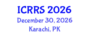 International Conference on Religion and Religious Studies (ICRRS) December 30, 2026 - Karachi, Pakistan