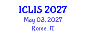 International Conference on Library and Information Science (ICLIS) May 03, 2027 - Rome, Italy