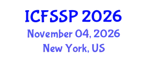 International Conference on Family Studies and Sociological Perspectives (ICFSSP) November 04, 2026 - New York, United States