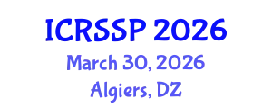 International Conference on Refugee Studies and Social Problems (ICRSSP) March 30, 2026 - Algiers, Algeria