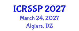 International Conference on Refugee Studies and Social Problems (ICRSSP) March 24, 2027 - Algiers, Algeria