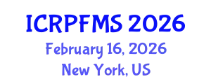 International Conference on Refugee Protection and Forced Migration Studies (ICRPFMS) February 16, 2026 - New York, United States