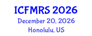 International Conference on Forced Migration and Refugee Studies (ICFMRS) December 20, 2026 - Honolulu, United States