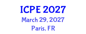 International Conference on Pavement Engineering (ICPE) March 29, 2027 - Paris, France