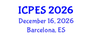International Conference on Pavement Engineering and Science (ICPES) December 16, 2026 - Barcelona, Spain