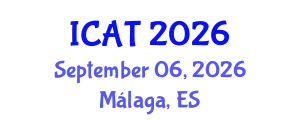 International Conference on Asphalt Technology (ICAT) September 06, 2026 - Málaga, Spain