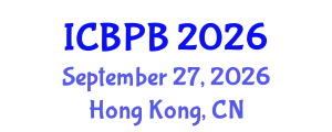 International Conference on Buddhist Practice and Buddhology (ICBPB) September 27, 2026 - Hong Kong, China