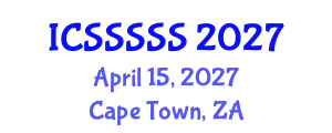 International Conference on Sport Science and Social Sciences in Sport (ICSSSSS) April 15, 2027 - Cape Town, South Africa
