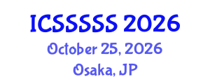 International Conference on Sport Science and Social Sciences in Sport (ICSSSSS) October 25, 2026 - Osaka, Japan