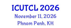 International Conference on Urban Transportation and City Logistics (ICUTCL) November 11, 2026 - Phnom Penh, Cambodia