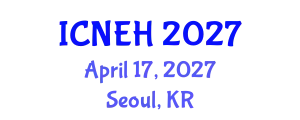International Conference on Nurse Education and Healthcare (ICNEH) April 17, 2027 - Seoul, Republic of Korea